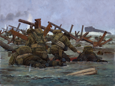 At Water's Edge, 2022 (oil on linen)