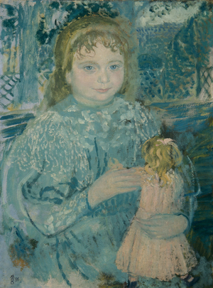 Girl with a Doll (Thérèse Watillaux), 1896 (oil on canvas)