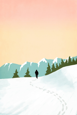 Winter Wanderer, 2022 (digital)