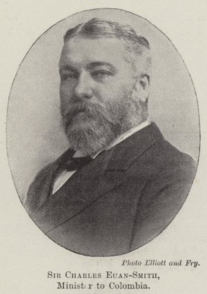 Sir Charles Euan-Smith, Minister to Colombia (b/w photo)
