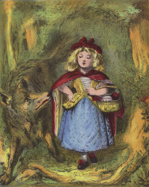 Little Red Riding Hood (chromolitho)