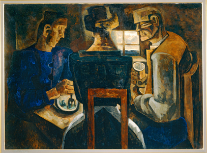 Farmers' meal (painting on canvas)