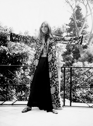 Britt Ekland, 1968 (b/w photo)