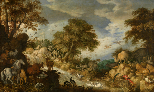 Orpheus and the Animals, 1617 (oil on canvas)