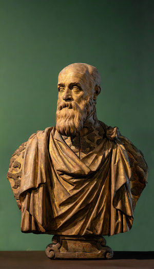 Bust of Marino Grimani, 1592-93 (golden terracotta)