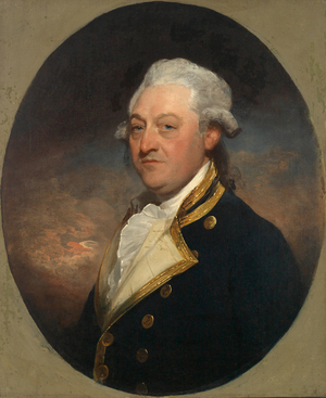 Captain Sir Richard Pearson, R.N., c.1787 (oil on canvas)