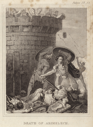 Death of Abimelech (engraving)