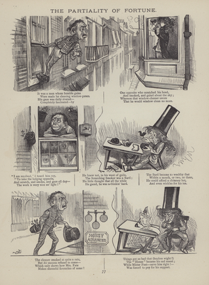 Page from The British Working Man or One Who Does Not Believe In Him (engraving)