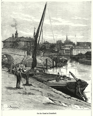 On the Canal at Brentford (engraving)