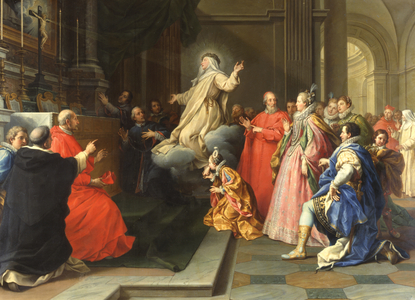 The Ecstasy of Saint Catherine of Ricci (oil on canvas)