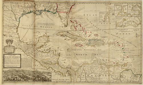 The West Indies 1700-1740 (engraving)