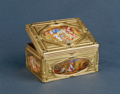 Louis-Philippe Demay snuffbox, 18th century (champleve)
