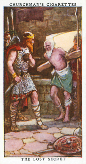 The Lost Secret (colour litho)