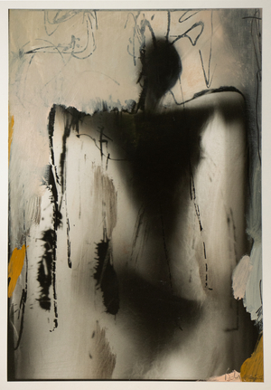 X-Ray , 2023 (oil on silver gelatin print)