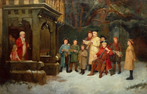 The Carol Singers, 1893 (oil on canvas)