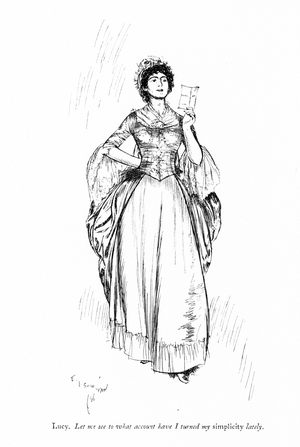Illustration for Sheridan's The Rivals (engraving)