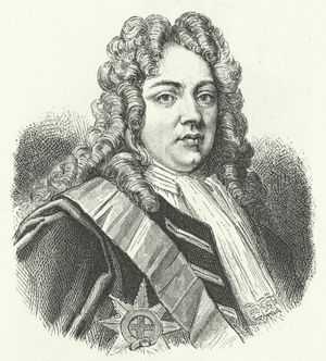 Sir Robert Walpole, 1st Earl of Orford, English statesman (engraving)