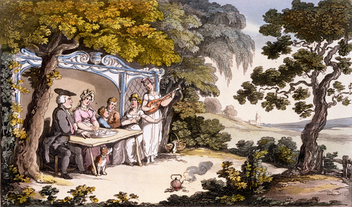 The Fair Penitent, from 'Ackermanns Repository of Arts' 1817 (hand-coloured engraving)