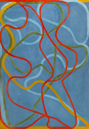 The Attended Blue 2021 (oil on linen)