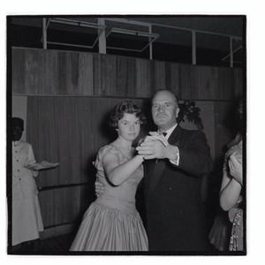 Publicity Club Christmas Party at Donovan Maule Theatre, 22nd December 1958 (b/w photo)