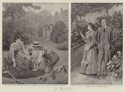 Our Two Gardens (litho)