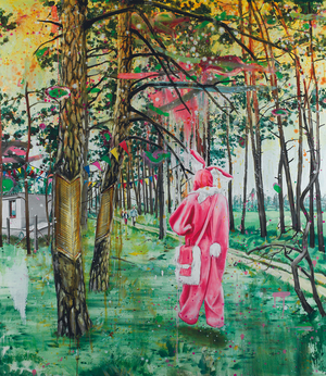 Waldrand, 2004 (oil and acrylic on canvas)