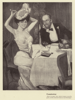 The impressions evoked by the sounds of foreign words (litho)