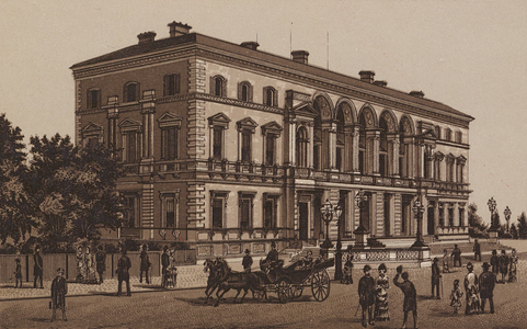 Melbourne, Australia: Treasury (litho)