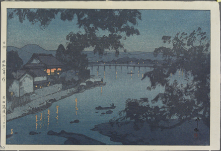 Evening on the Chikugo River in Hita, 1927