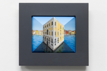 Prism, 2018 (oil on board construction )