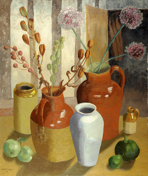 Margaret's Pots, 1965 (oil on canvas)