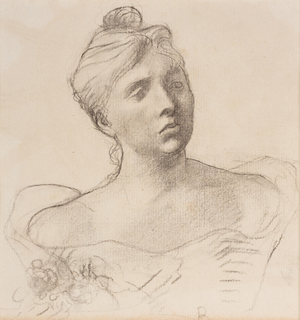 Portrait of Luisa de Morla Vicuña, c.1888 (charcoal on paper)