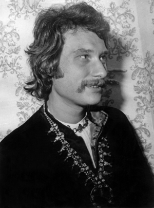 Johnny Hallyday at Premiere of Henrisalvador at The Olympia in Paris on September 22, 1970 (photo)