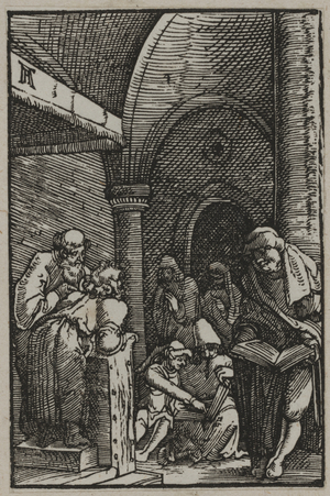 Christ Among the Doctors, c.1515 (woodcut)
