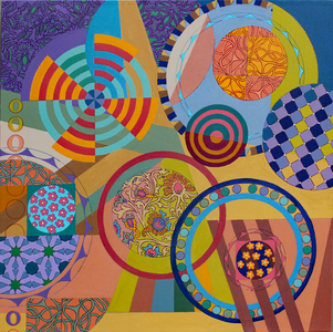 Baila Baila, 2024 (acrylic on canvas)