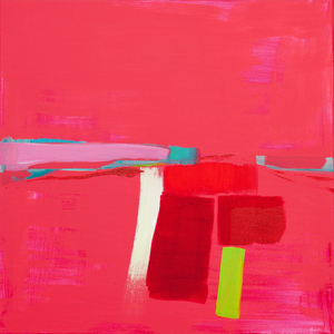 Pink Landscape, 2014 (acrylic on canvas)