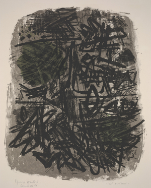 Flight of Birds (Vol d'Oiseaux), 1960 (colour litho)