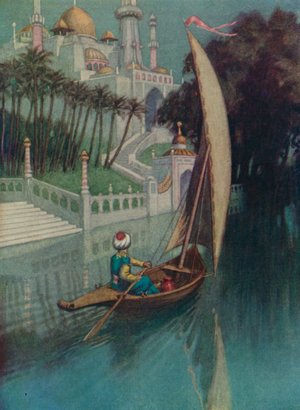 The Dream Palace (colour litho)