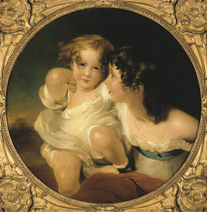 Portrait of Emily and Laura-Anne Calmady, 19th century (painting)