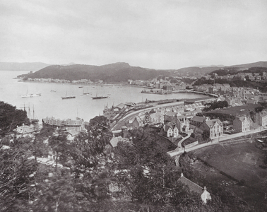 Scotland: Oban (b/w photo)