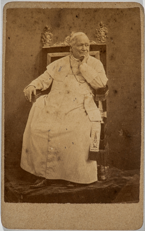 Portrait of Pope Pius IX, Rome, Italy, 1879 (photo)