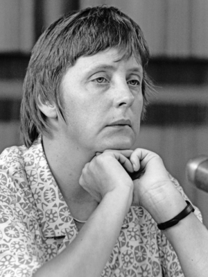 Angela Merkel, 1992 (photo)