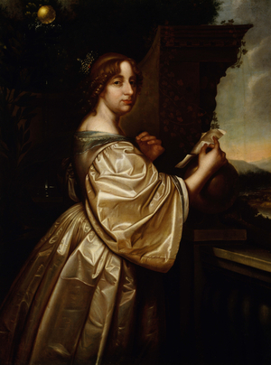 Christina, Queen of Sweden (oil on canvas)