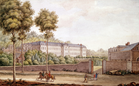 The manufacture nationale de Sevres (porcelain factory at Sevres, France, 18th century, engraving