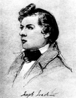 Joseph Joachim - portrait