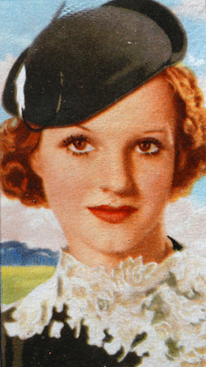 Rochelle Hudson, an American film actress