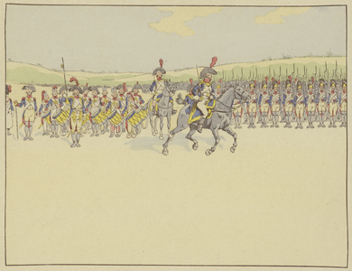 Napoleon is appointed commander of the French army in Italy, 23 February 1796 (colour litho)