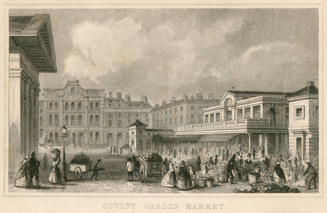 Covent Garden Market, London (engraving)