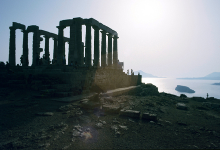 Temple of Poseidon at Sounion, 5th c, BC (photo)