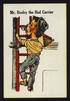 Playing card: Mr Dooley the Hod Carrier (colour litho)